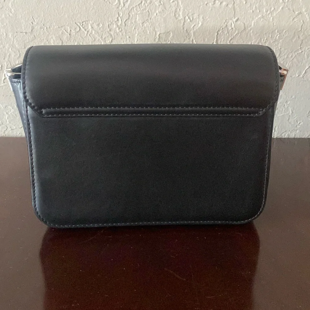 Alexander Wang Prisma Envelope Black Leather Crossbody Shoulder Bag
